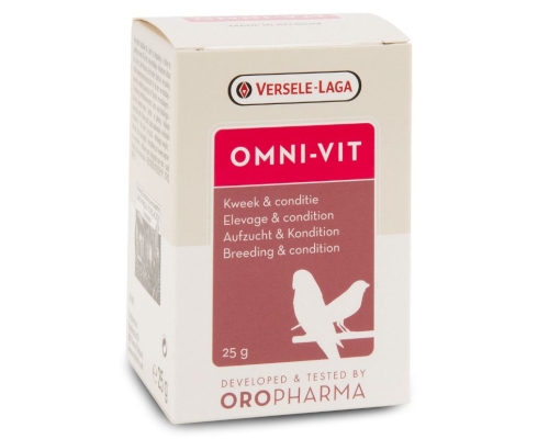 VERSELE LAGA -Oropharma Omni-vit 25g - preparat na poprawe kondycji dla ptaków